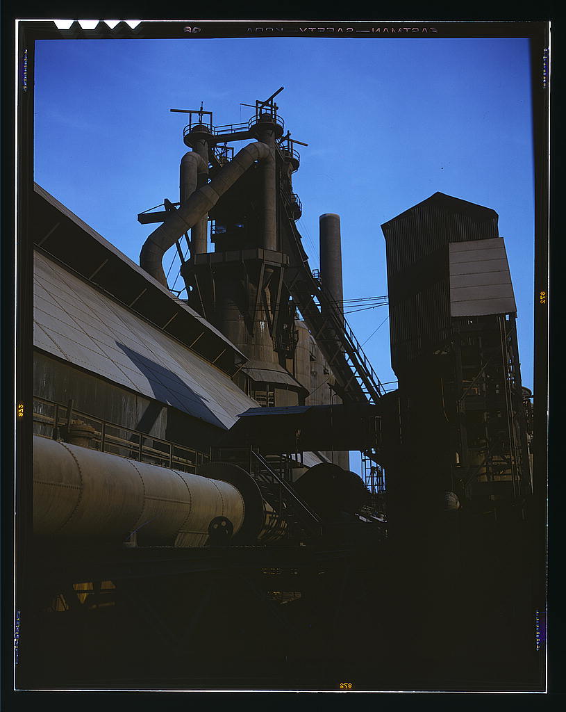 Blast furnace at CarnegieIllinois Steel Corporation mill … Flickr
