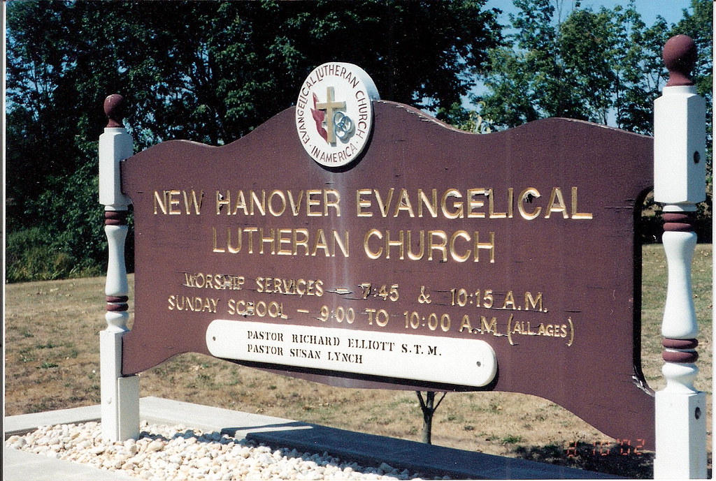 New Hanover Lutheran Church (Gilbertsville, PA) Sign at th… Flickr