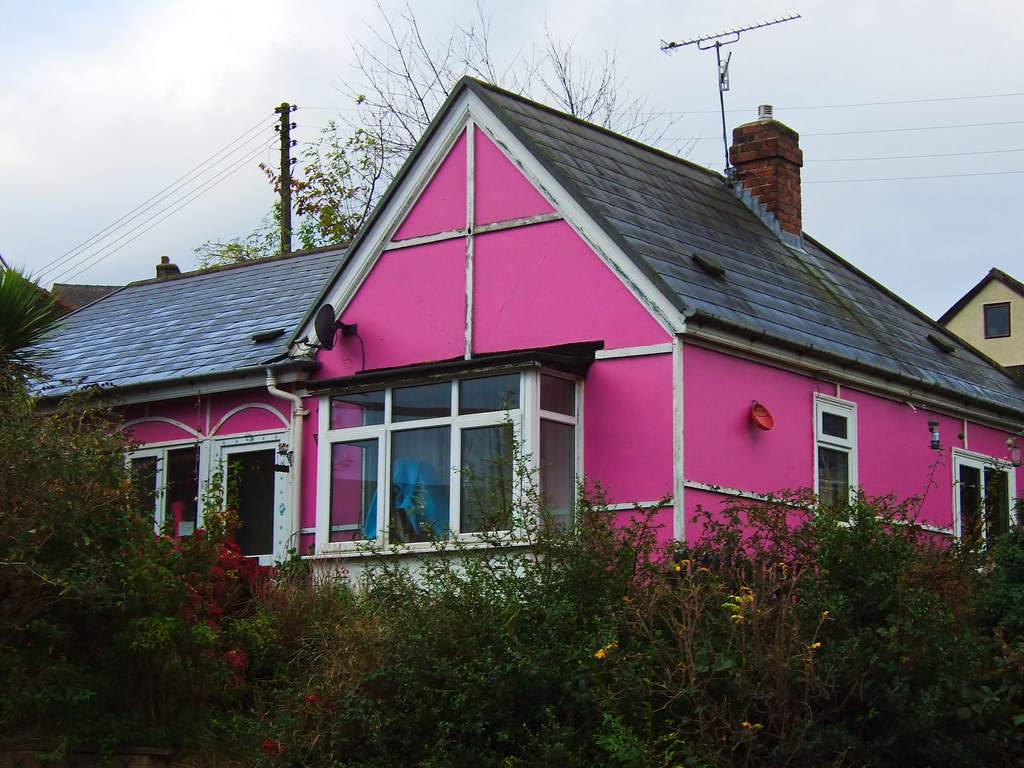 pink house johnthescone Flickr