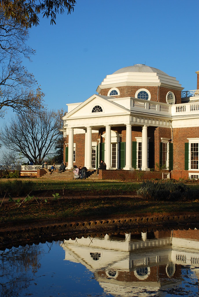 Monticello reflected in Fish Pond Monticello, home of Pres… Flickr