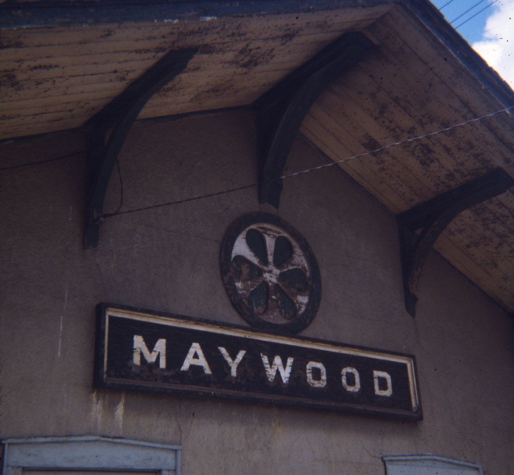 Maywood, IL C&NW depot Maywood IL 1969 railsr4me Flickr