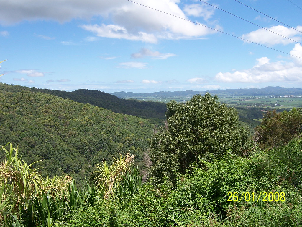 Tweed Valley from Tomewin Road, New South Wales Part of th… Flickr