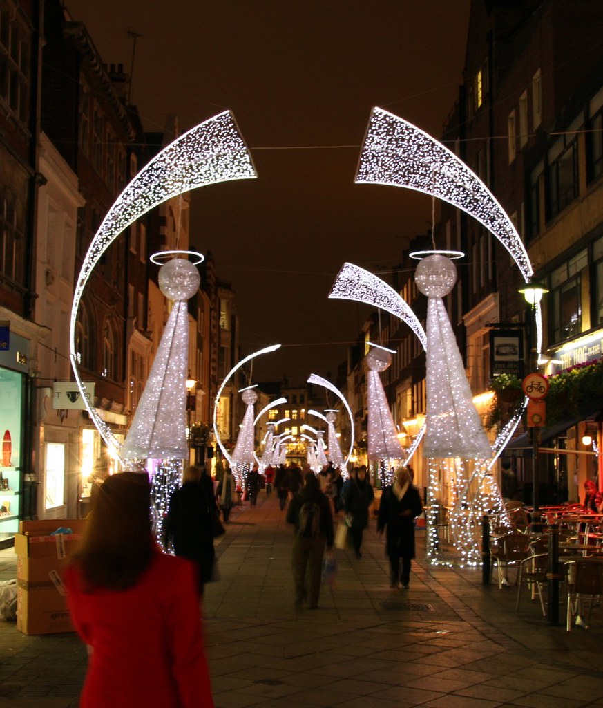 Christmas lights near Oxford Street, London UK christmas l… Flickr