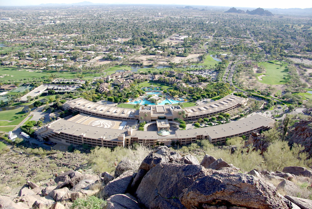 Phoenician Resort from Camelback Mountain wide This is a… Flickr