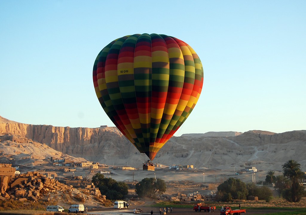 Hotair balloon ride over Valley of the Kings Ron Reason Flickr