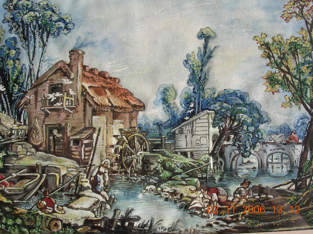 Francois Boucher's 'Landscape with a Watermill'. Copy wa… Flickr