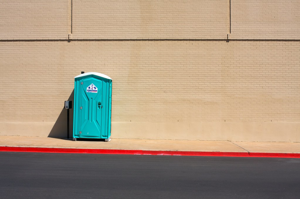 plastic outhouse Flickr
