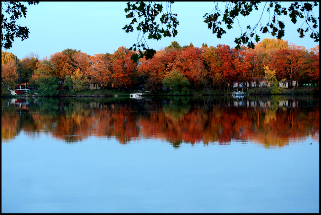 Fall on the Mississippi River in St. Cloud, Minnesota Flickr