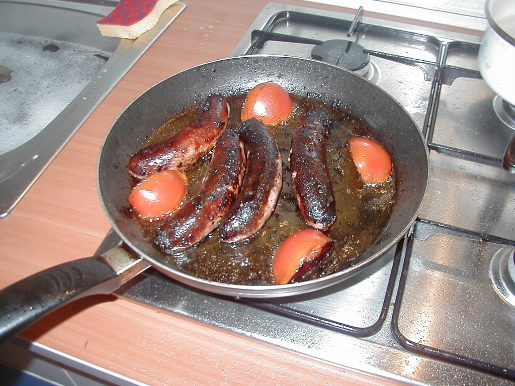 BURNT SAUSAGES in Brittany This was cooked by Dave Middlet… Flickr