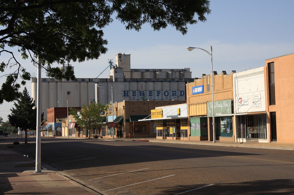 Hereford, Texas But behind the motel strip, there was almo… Flickr