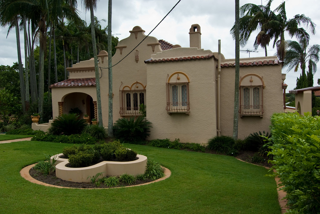 1920s Hacienda Style House in Brisbane, Australia 1920s