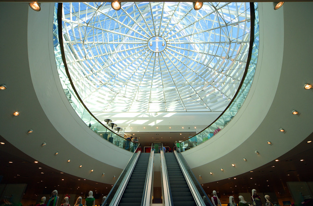 Trafford Central atrium of John Lewis at Trafford Peter Jeffree