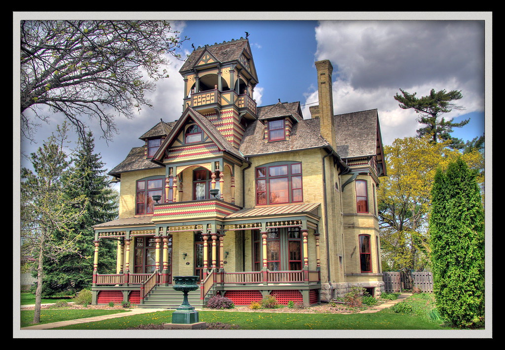 "Painted Lady" Victorian Allyn Mansion 1885 Victorian Ho… Flickr