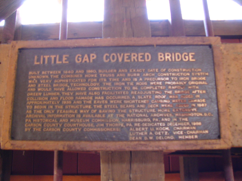 P1060247 Covered Bridge, Little Gap, Pa Covered Bridge, Li… Flickr