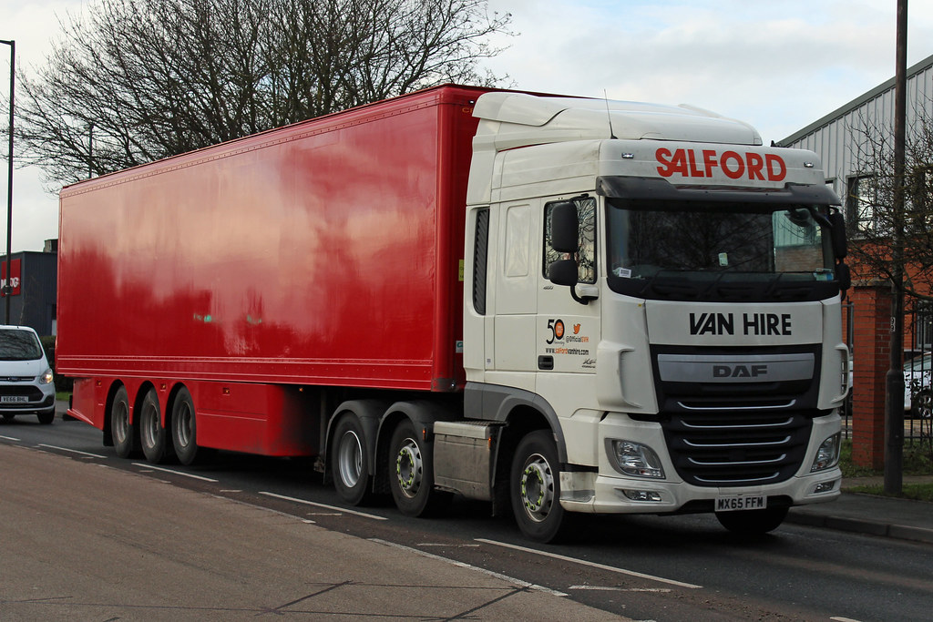 Salford Van Hire MX65 FFM, DAF XF at Ashchurch DAF FTG460X… Flickr