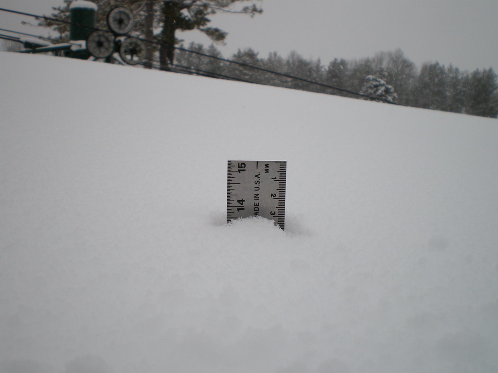 Measuring Snow at Boyne Mountain BOYNE Michigan Flickr