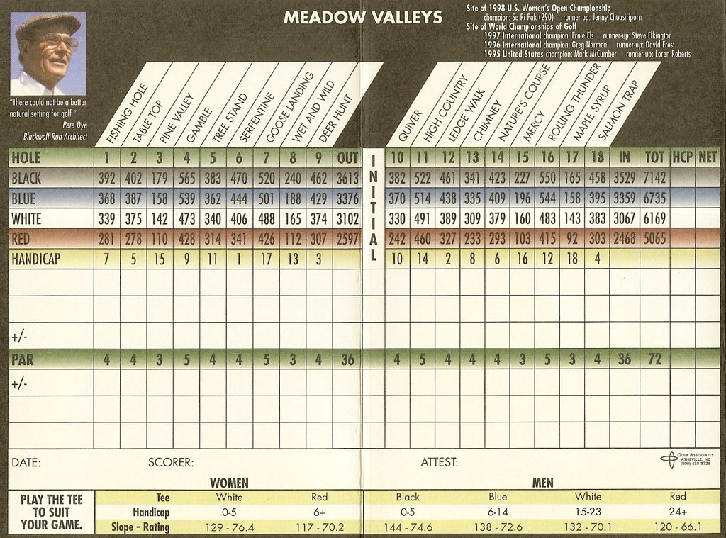 Blackwolf Run, Meadows Valley Golf Course, Kohler, Wiscons… Flickr