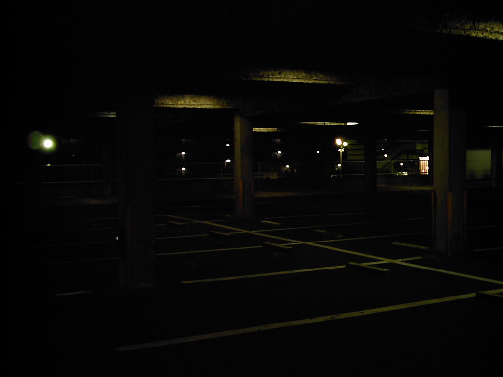 Parking lot of night Kaminero109 Flickr