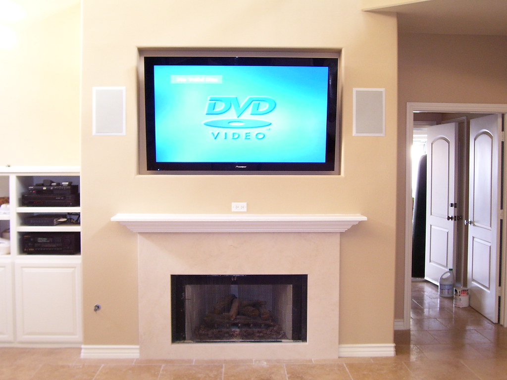 55" Flat Panel TV Installation by Flickr