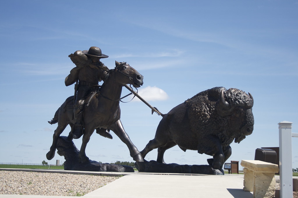Buffalo Bill Statue Native son of Oakley, Kansas. Aaron Sumner Flickr