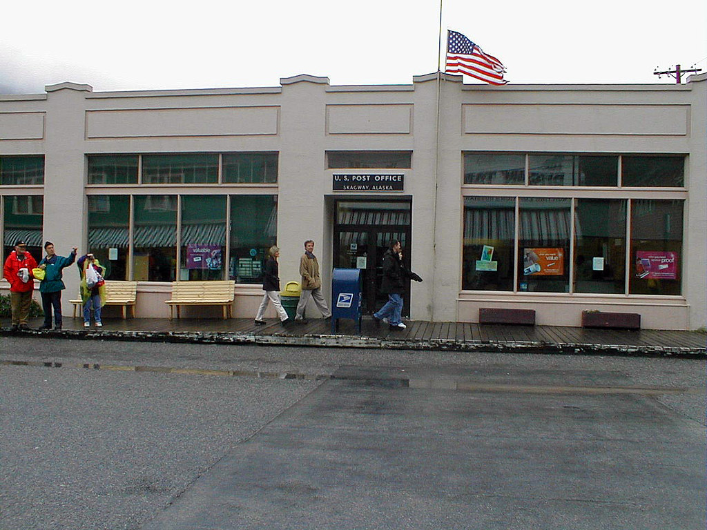 skagway post office Skagway Post Office with Flag at Half … Flickr