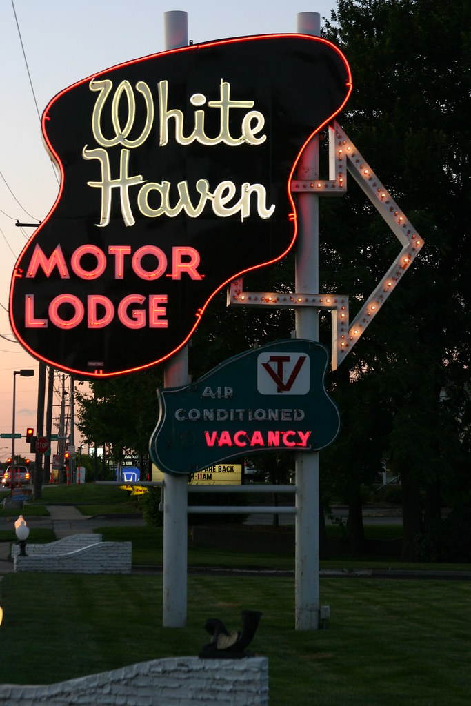 White Haven Motel Neon Sign This is the White Haven Motel … Flickr