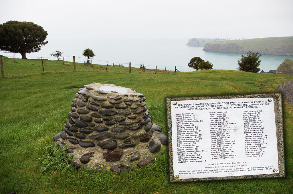 Millenium Memorial Cairn Above Decanter Bay This Millenium… Flickr