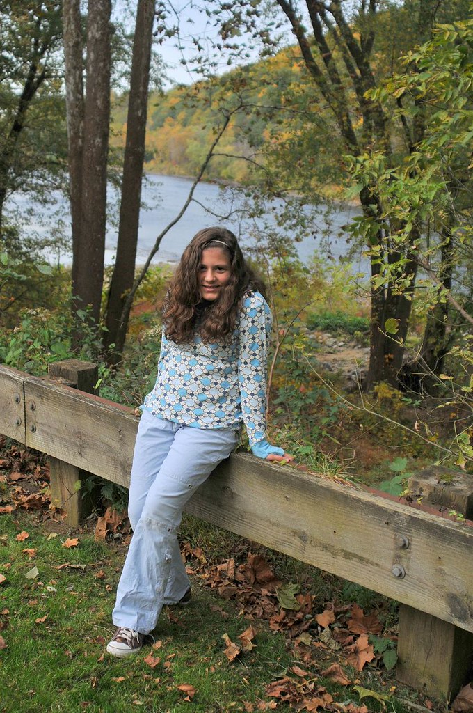 Rachel at Frost Hollow Overlook on the Delaware River alon… Flickr