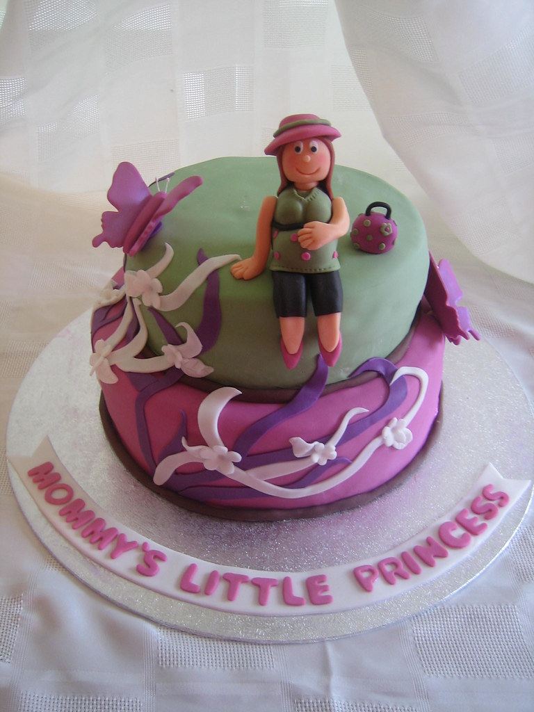 Pregnant Mom Baby Shower Cake Pregnant Mom Baby Shower Cak… Flickr