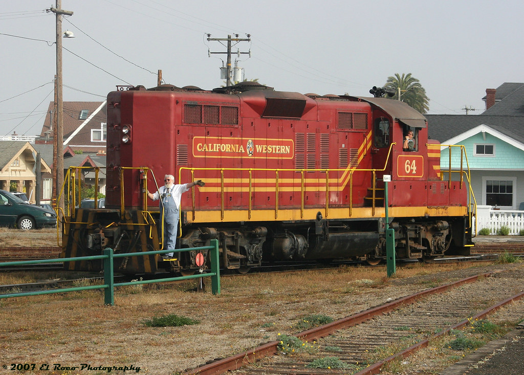 California Western Railroad 64 at Fort Bragg CWR 64 back… Flickr