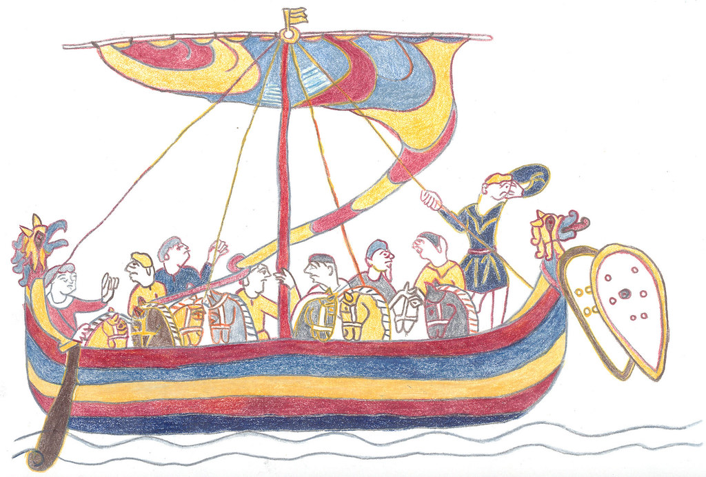 U2 History of British Embroidery I2 Drawing of part of Bay… Flickr