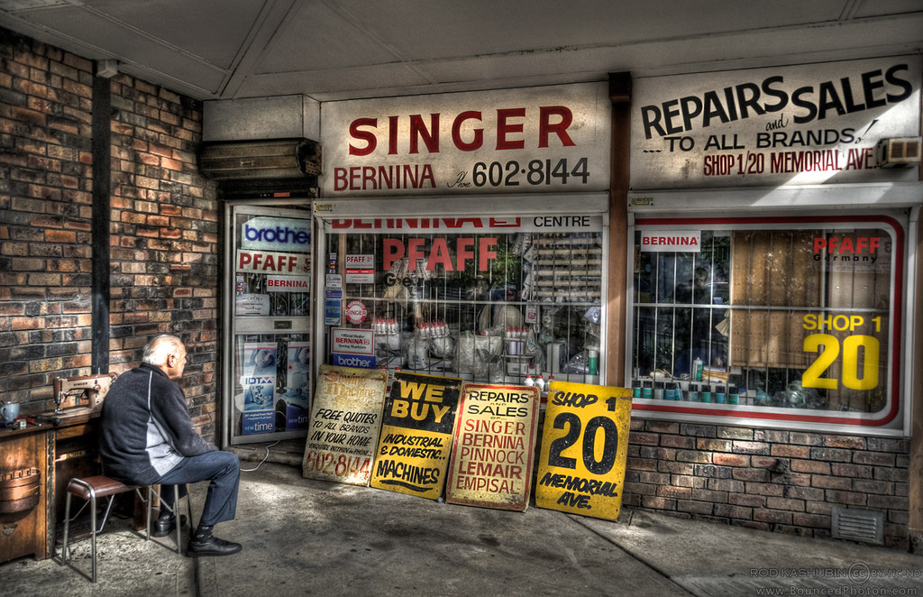 An old sewing shop in Liverpool This shop has been there f… Flickr