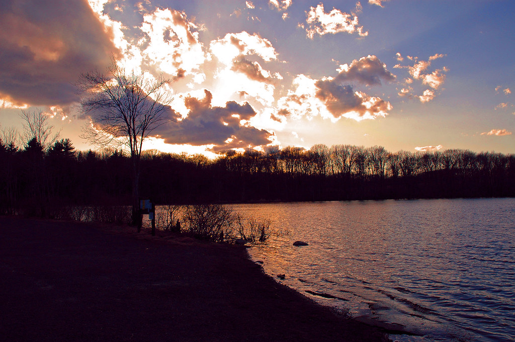 Sunset Holbrook Pond John Blacksheep Flickr