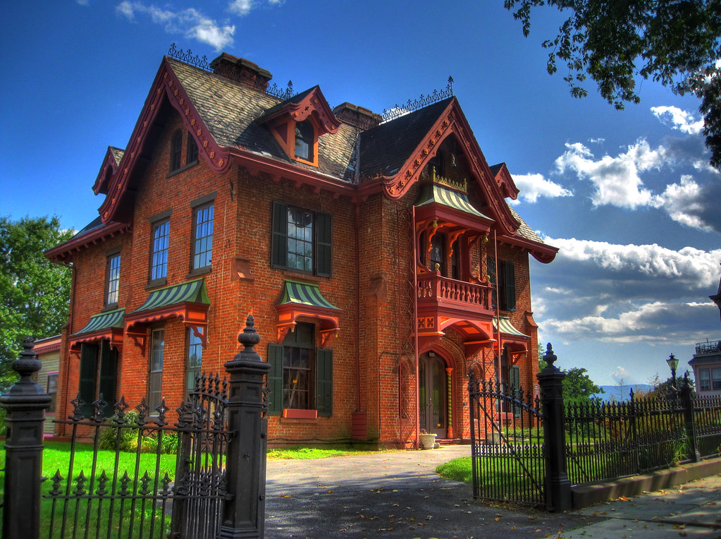 Downing House Designed by Calvert Vaux..this stunning Goth… Flickr