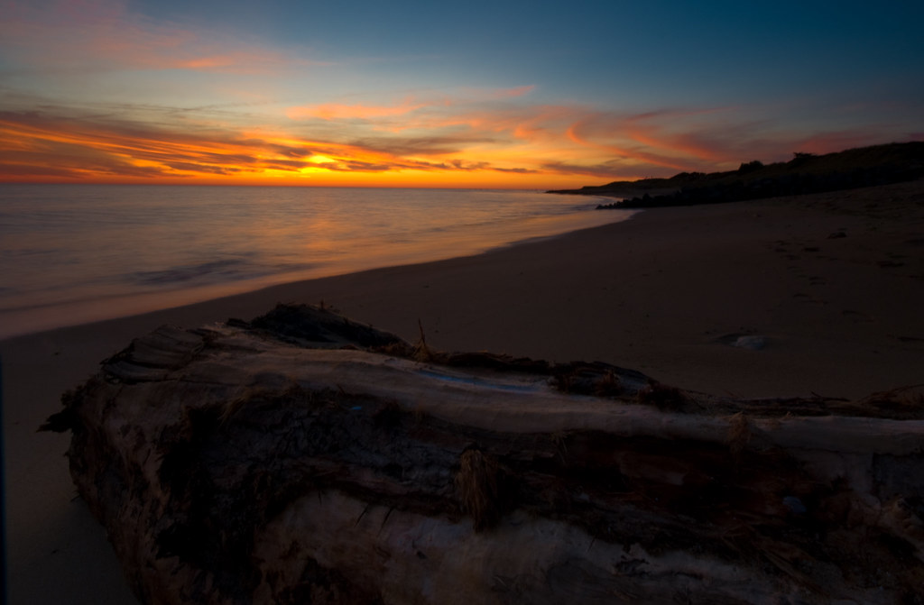 Coucher de soleil Plage de la Biroire Oleron septembre