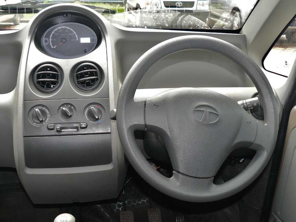 Tata Motors Nano Dashboard The Nano's barebones interior. … Flickr