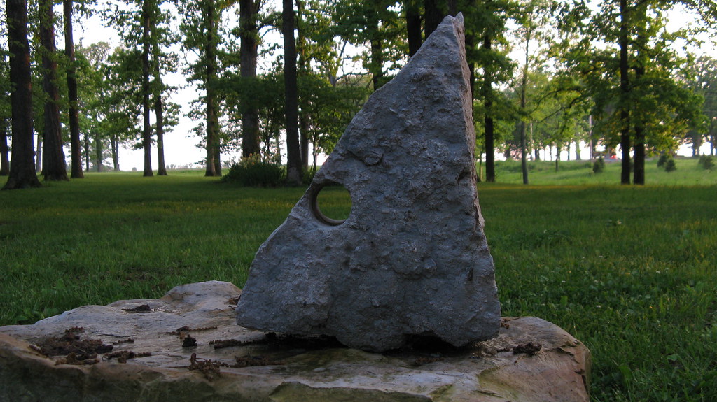 swiss cheese rock on a walk with the dog Patricia Graham Flickr