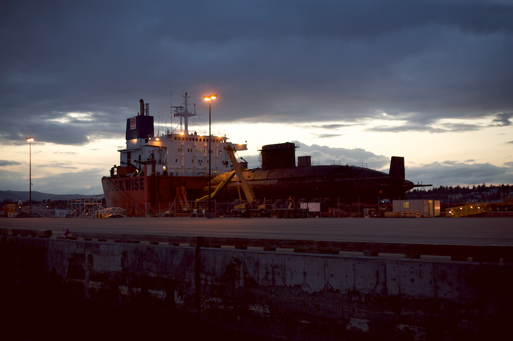 HMCS Chicoutimi HMCS Chicoutimi (SSK 879) on board the MV … Flickr