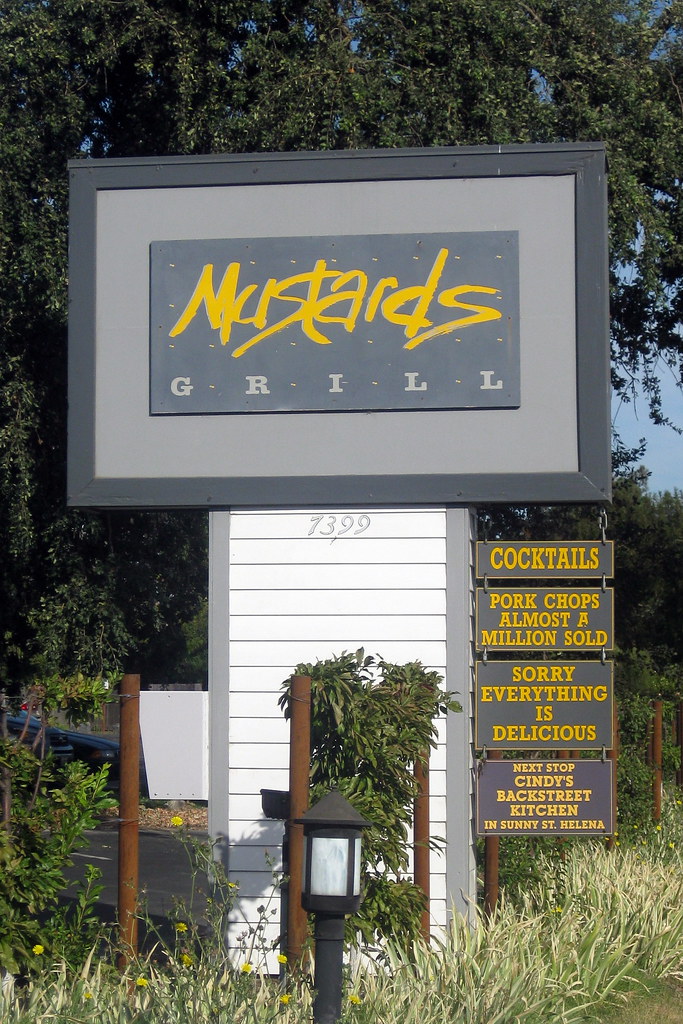 California Yountville Mustards Grill a photo on Flickriver