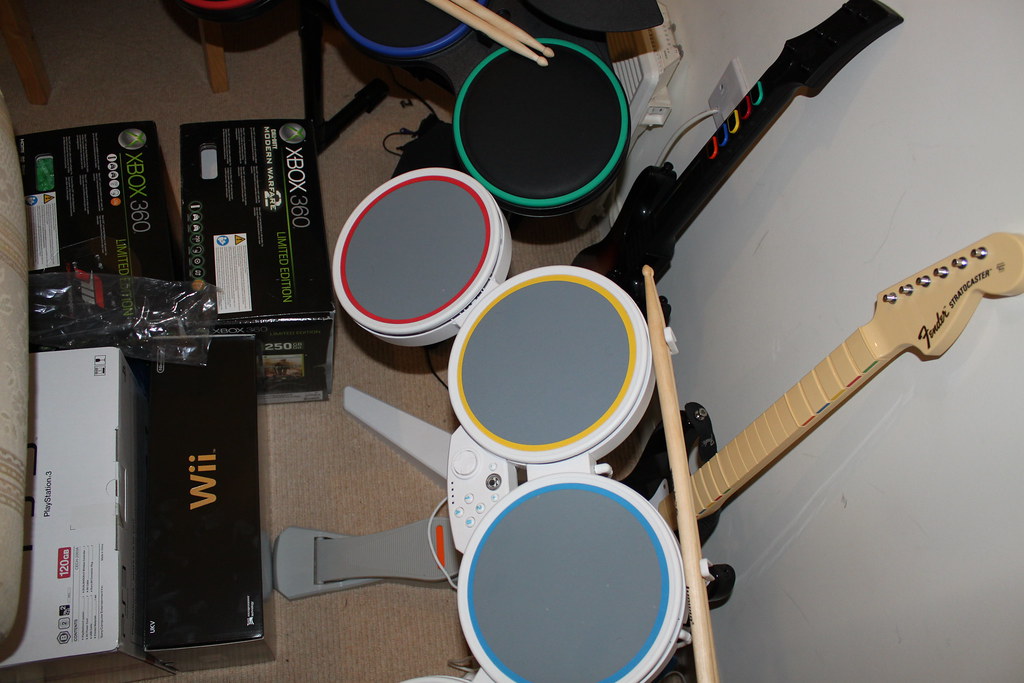 Guitar Hero World Tour Drums and RockBand Drums and some b… Flickr