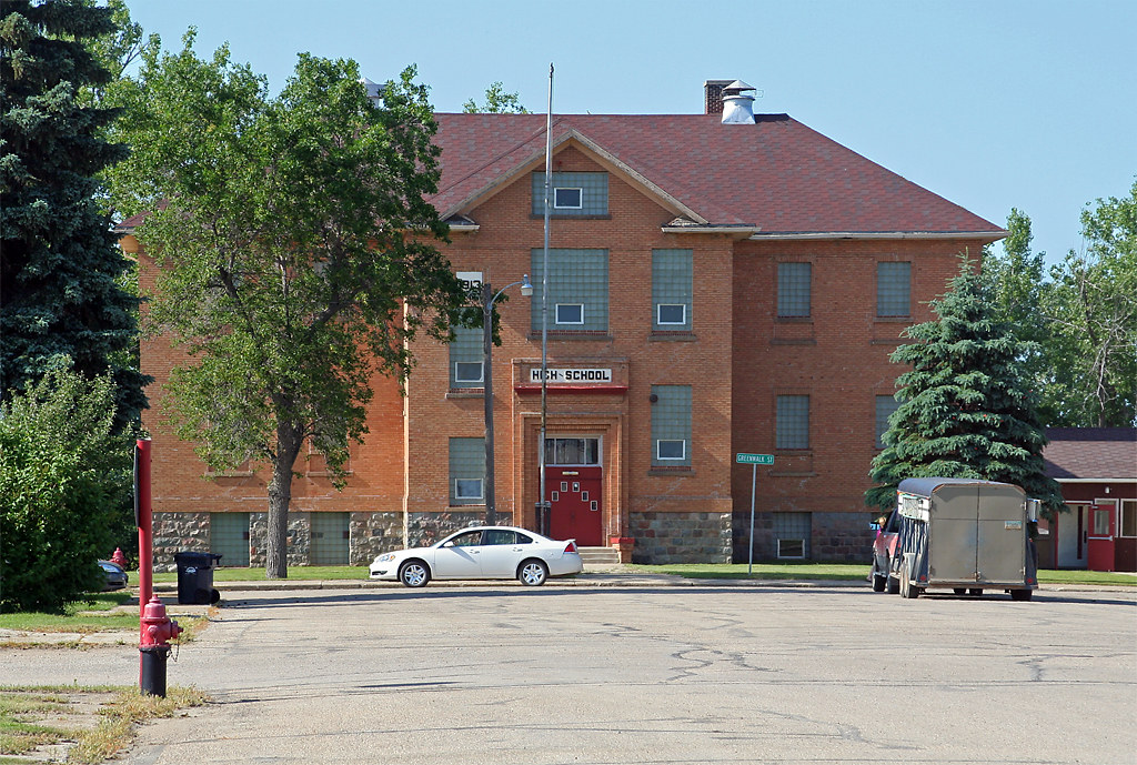 Bowdon, ND School This school in Bowdon, North Dakota was … Flickr