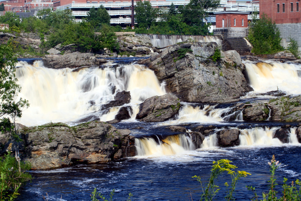 Great Falls Lewiston, Maine Androscoggin River Sharon Flickr