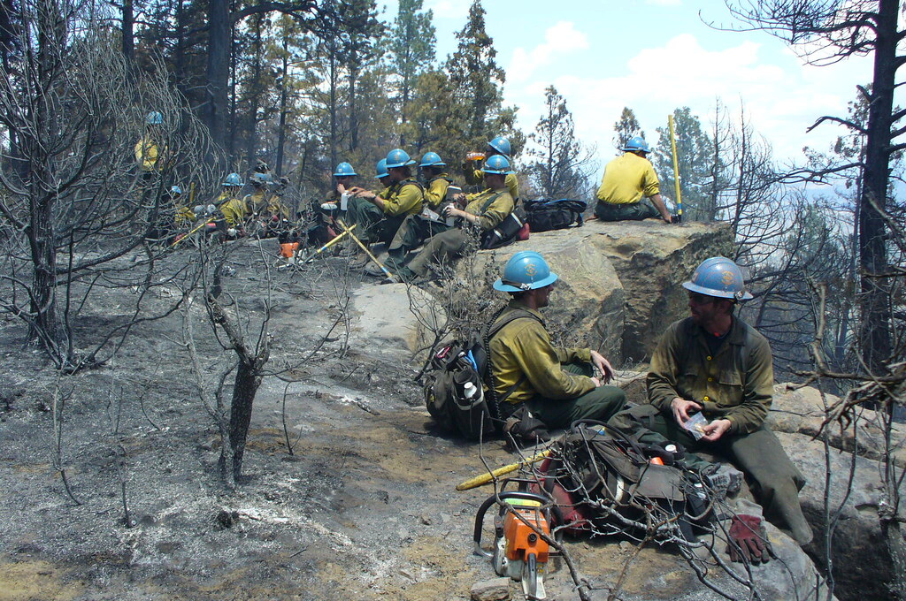 Lunch time 49 Fire near Dulce, NM Adam Buechley Flickr