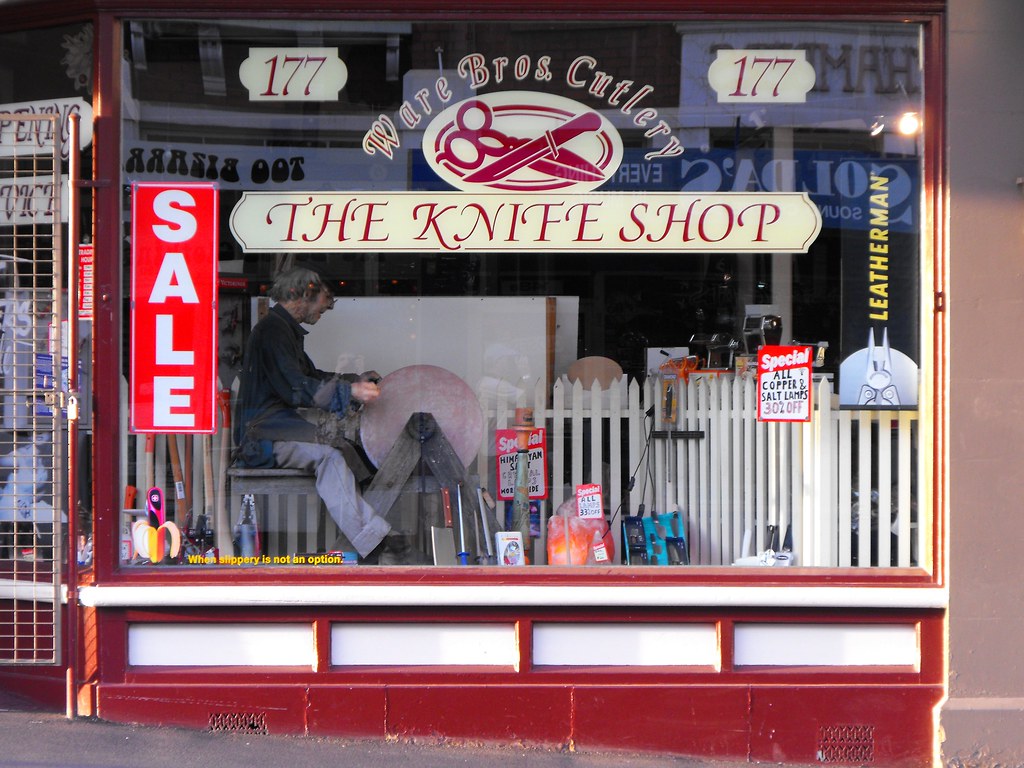 The Knife Shop Elizabeth St Hobart Glenys Cruickshank Flickr