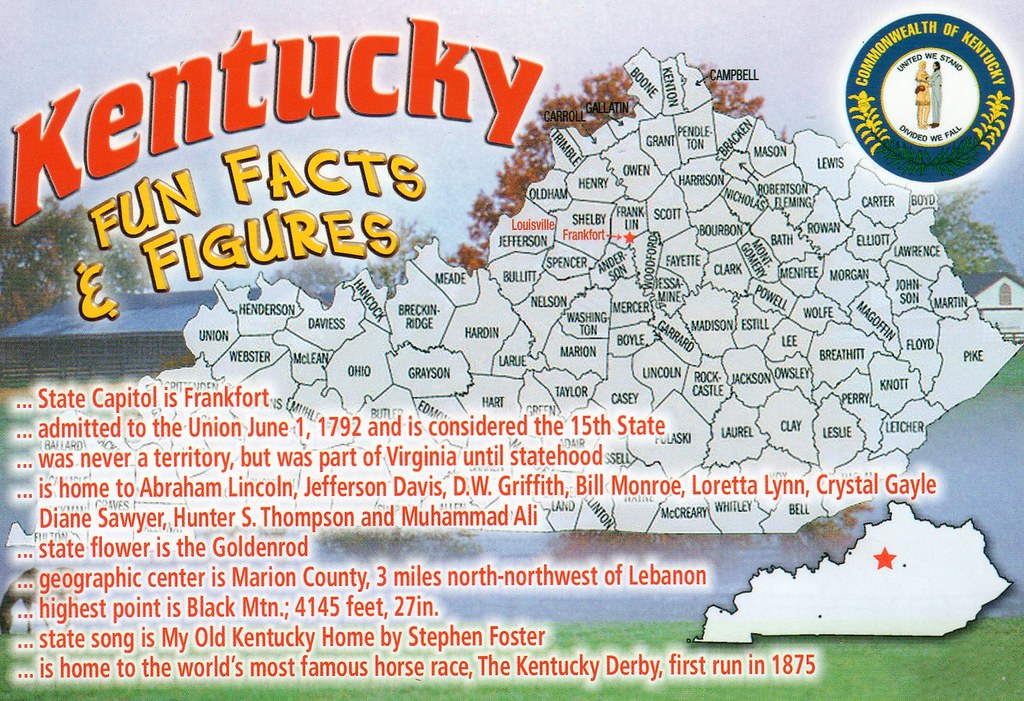 KY Facts and Figures map to 2 nhigh Flickr