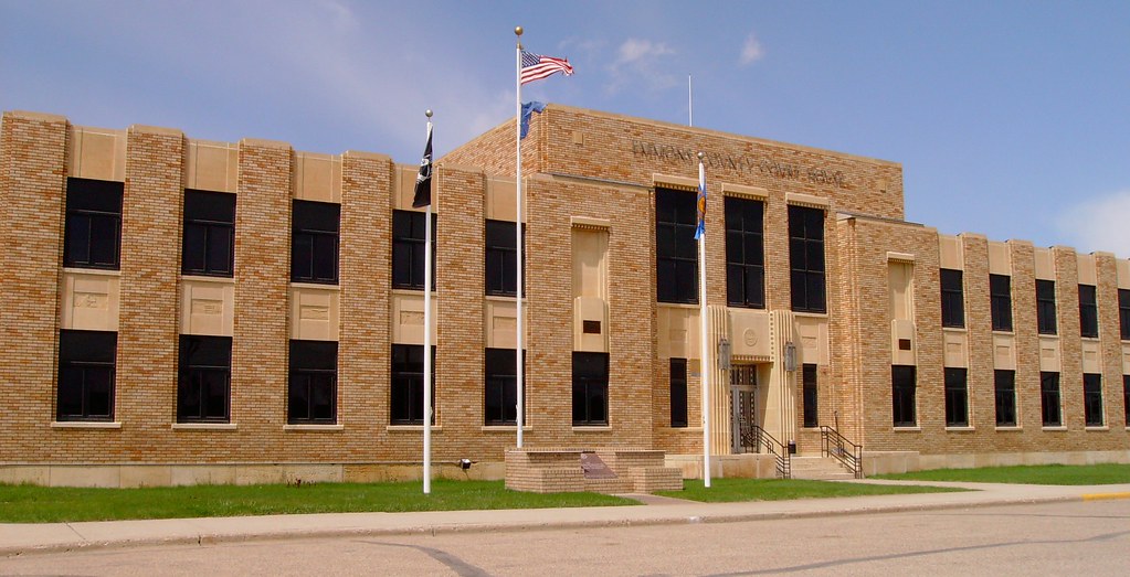 Emmons County Courthouse (Linton, North Dakota) This Art D… Flickr