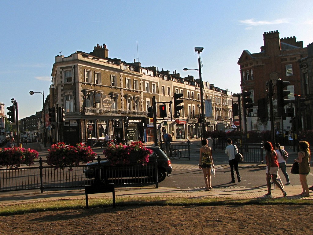 Crystal Palace high street, from the Park David Fisher