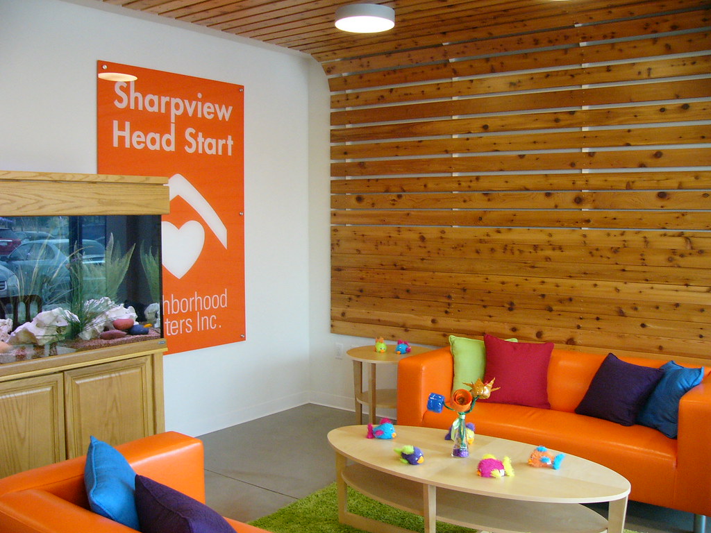 Sharpview Head Start The lobby of the new center. Neighborhood