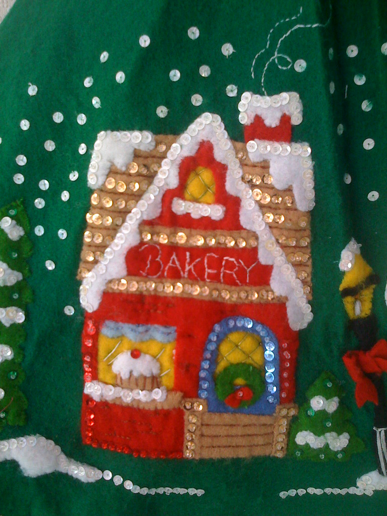Christmas Village Tree Skirt 'The Bakery' Christmas Village Tree Skirt. 'The Bakery' … Flickr