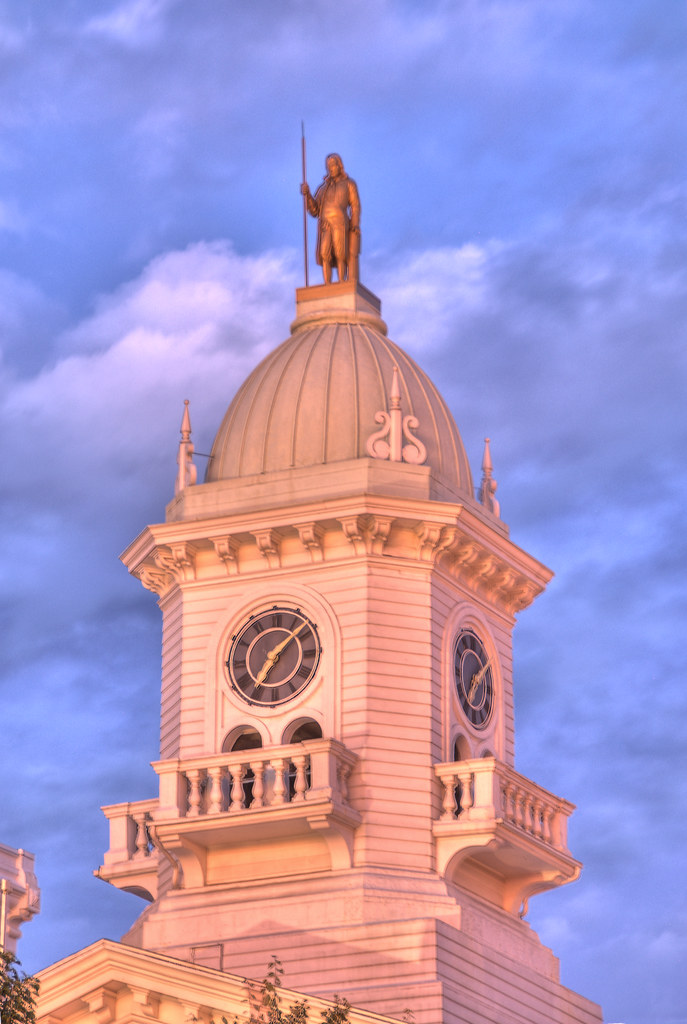 Chambersburg Court House Tower Colonel Benjamin Chambers, … Flickr